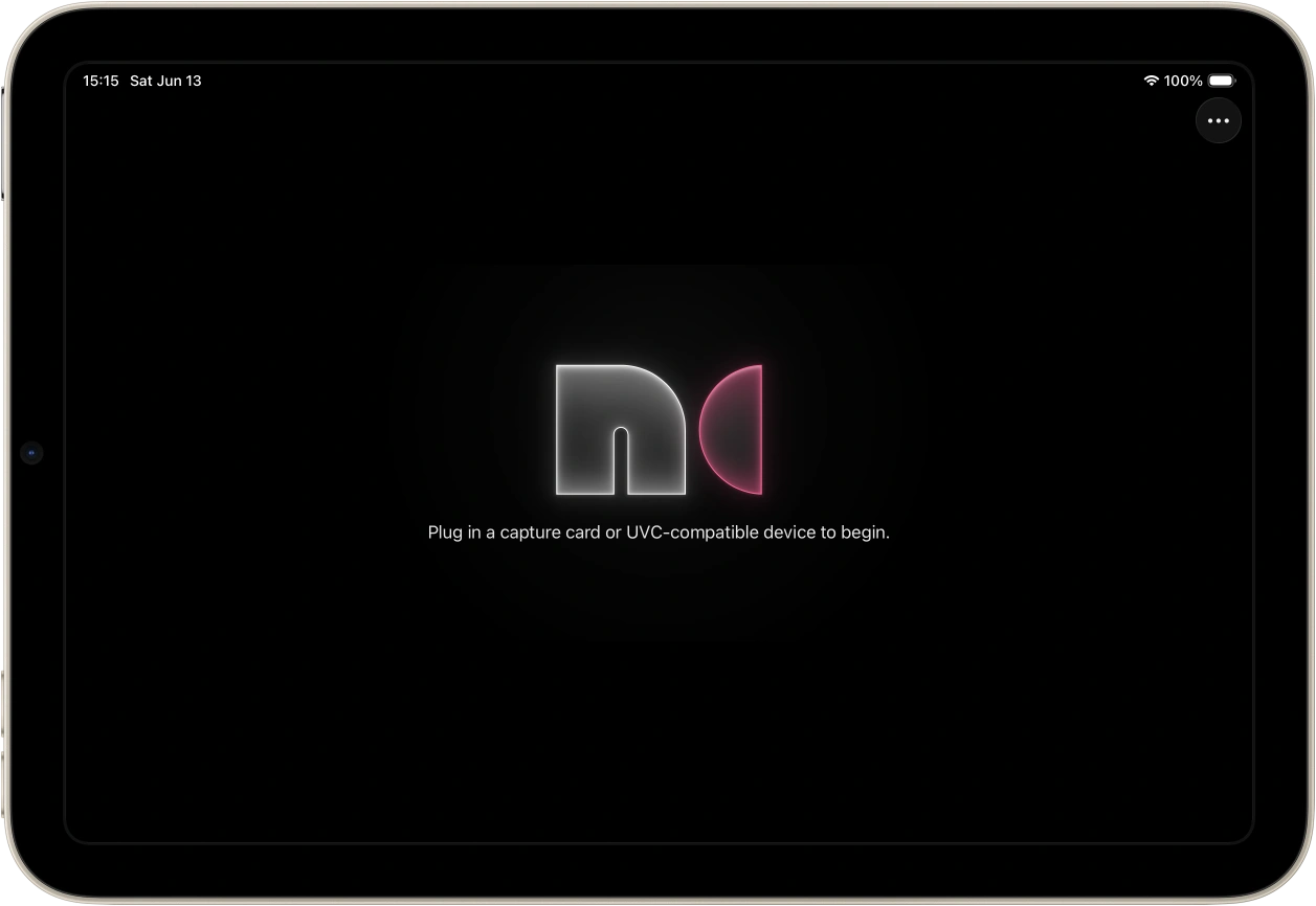 Noir en iPad